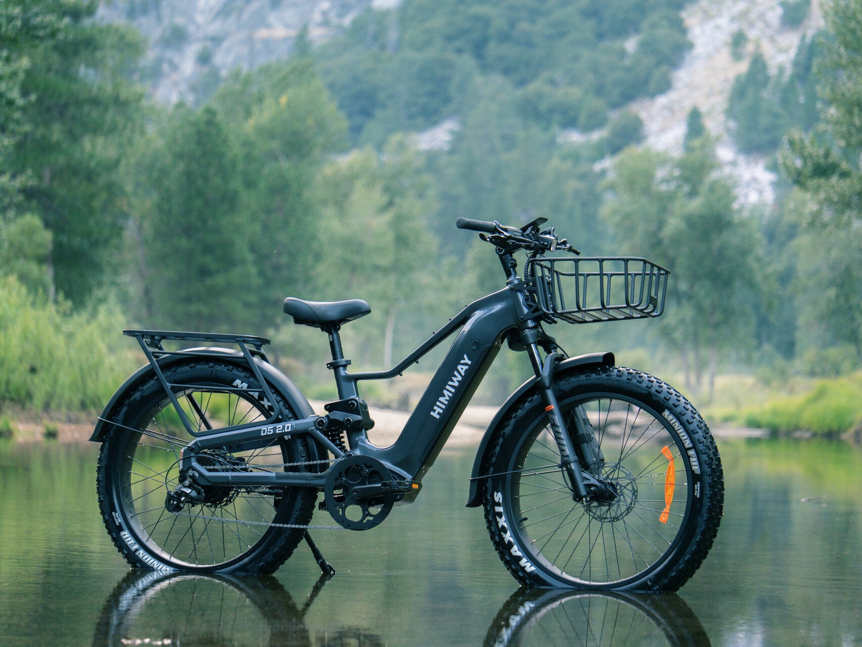 himiway electric bicycle New D5 2.0 COLOR:GRN PMPKN BLK PPT - Best Fish stock02092023 Enjoy a maximum payload