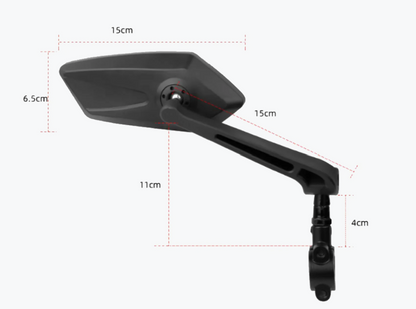 360 Lens Rearview Mirror for all Cyrusher Ebikes