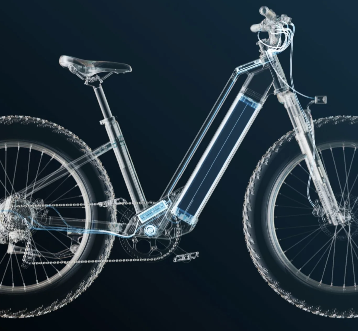 Aura Step-Through Fat Tire Ebike by Cyrusher