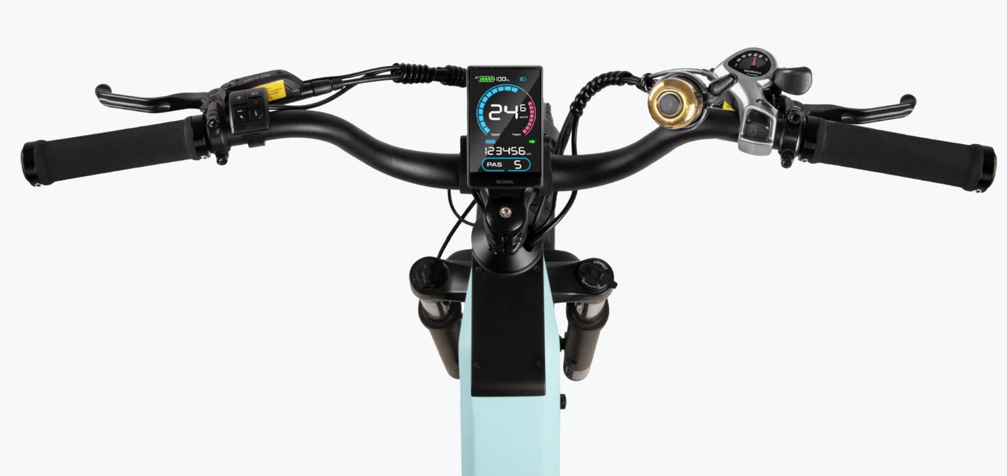 Aura Step-Through Fat Tire Ebike by Cyrusher