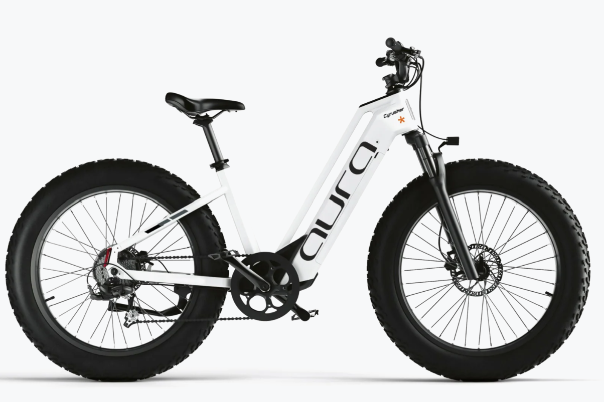 Aura Step-Through Fat Tire Ebike by Cyrusher