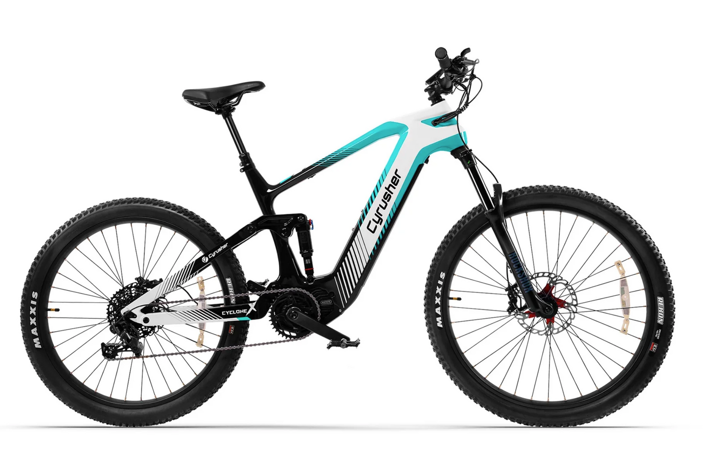 Cyclone X Carbon Fiber Mountain Ebike by Cyrusher