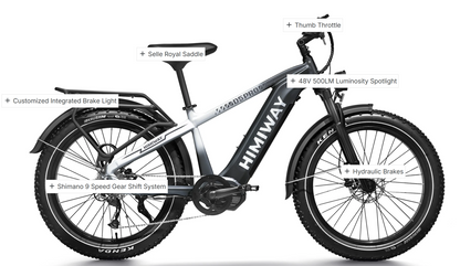 D5 Pro All-Terrain Fat Tire Ebike by Himiway