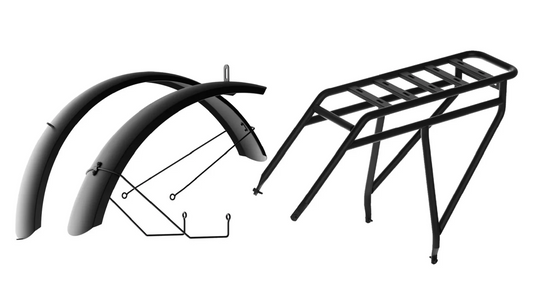 Fender and Rack for Aura Ebike by Cyrusher