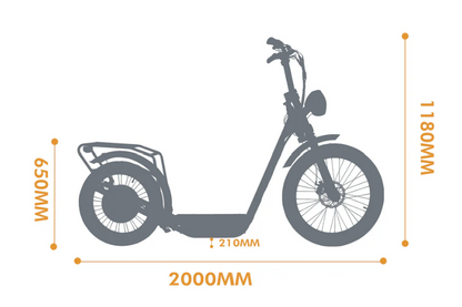 Jumbo Scooter by Eunorau