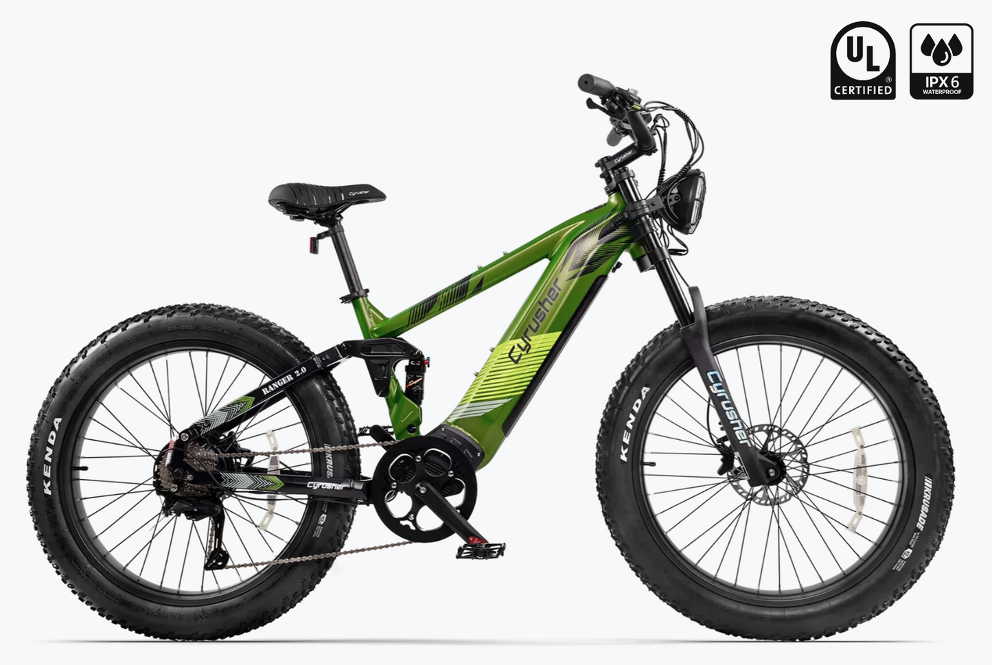 Ranger 2.0 All Terrain  Fat Tire E-Bike by Cyrusher