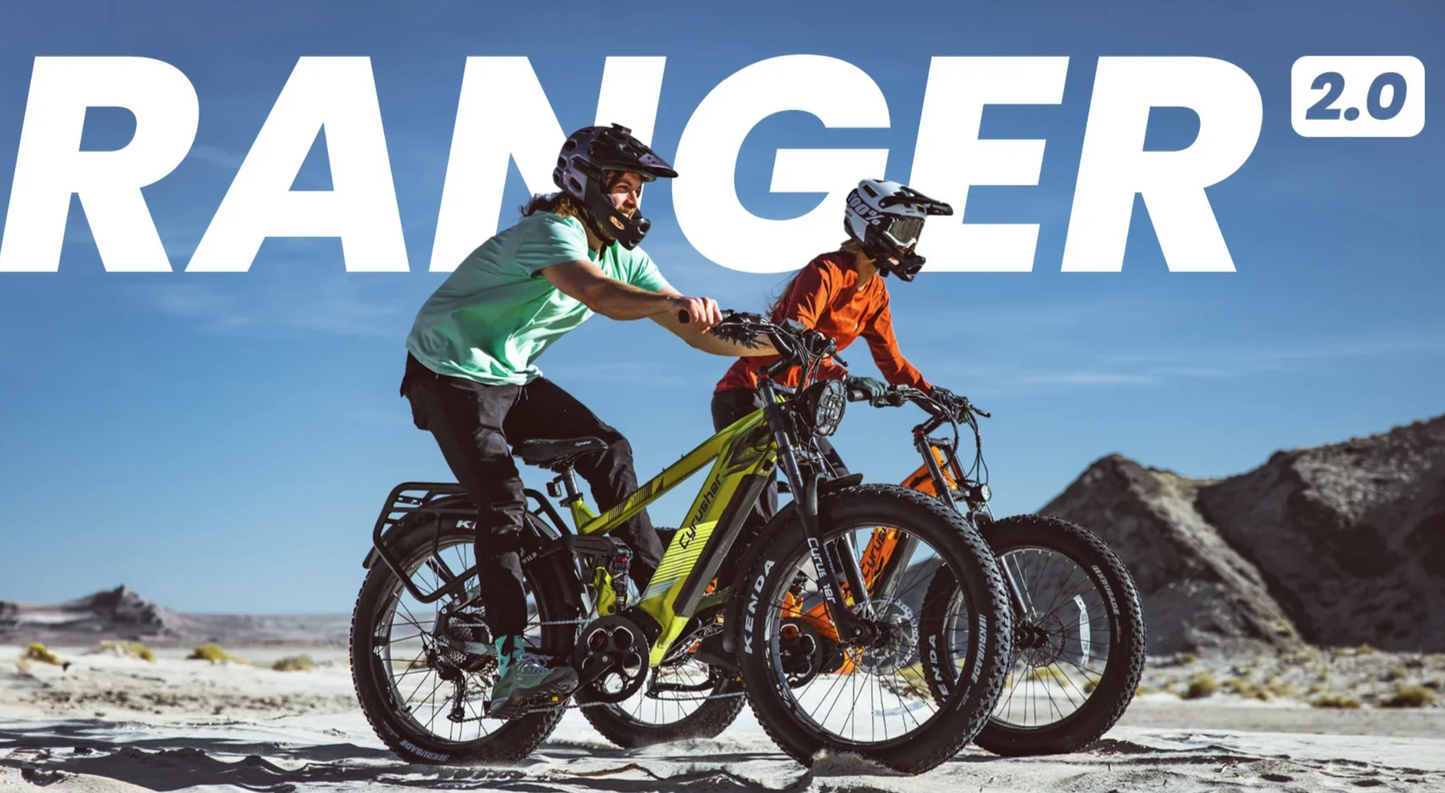Ranger 2.0 All Terrain  Fat Tire E-Bike by Cyrusher