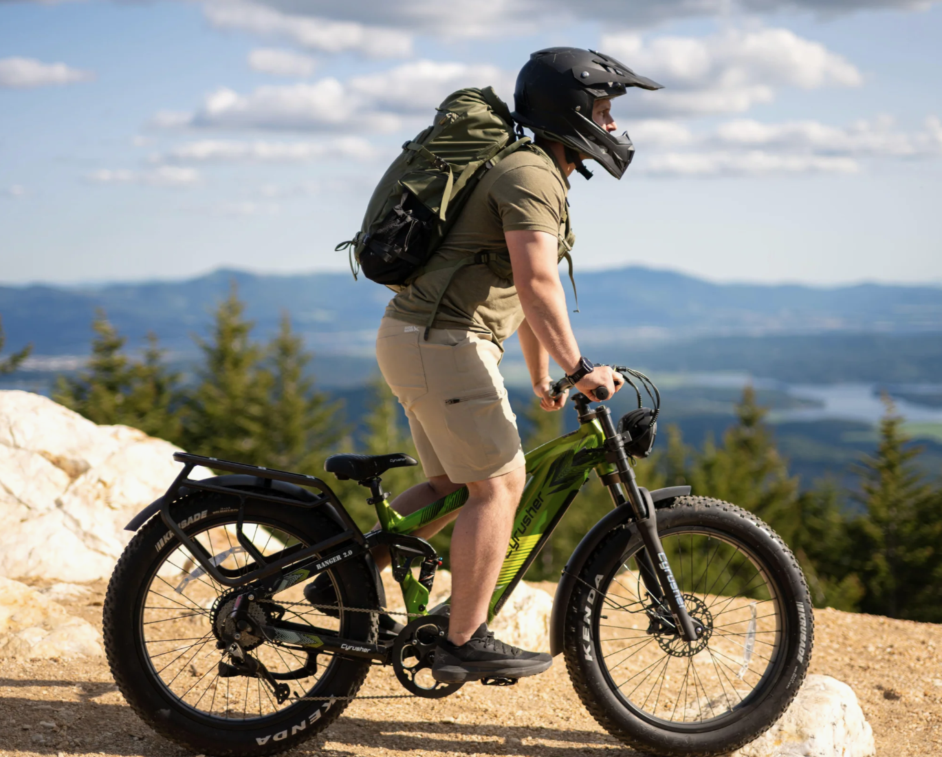 Ranger 2.0 All Terrain  Fat Tire E-Bike by Cyrusher
